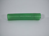 Manguera de tipo rural uso rudo para trabajos agrícolas y aplicaciones exigentes en color verde. Fabricada con PVC plastificado de alta calidad y reforzada con una espiral de PVC rígido antichoc